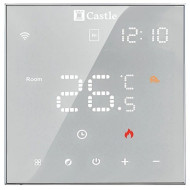 Терморегулятор для теплого пола Castle AC602H белый